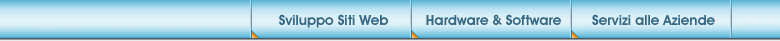 Sviluppo siti web - hardware e software - servizi informatici alle aziende
